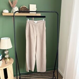 H&M Beige Wide Leg Pants